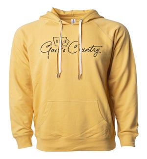 God's Country State Outline Personalized Hoodie
